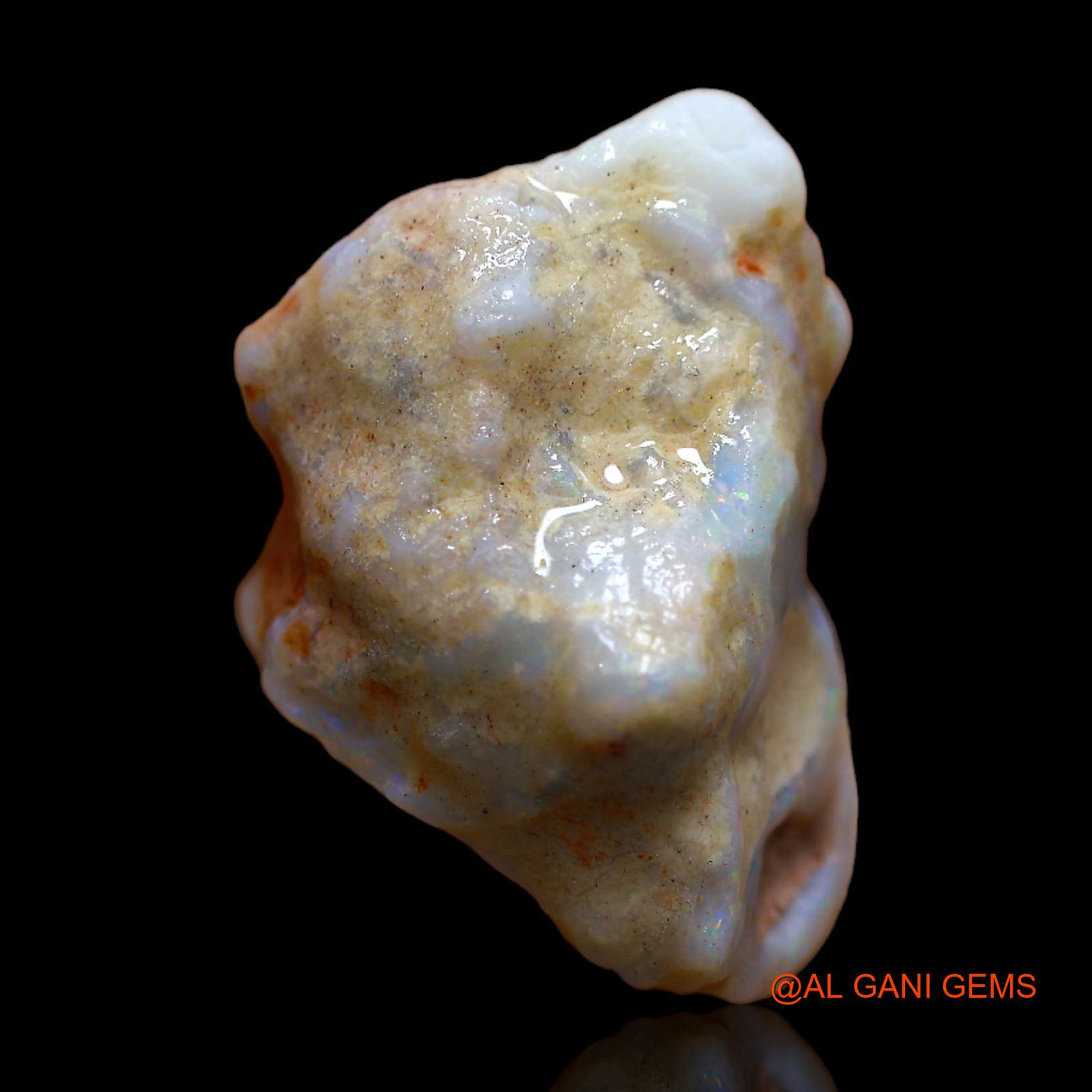 15.00 Cts Natural Australian Fire Opal Fancy Rough Loose Gemstone For Jewelry 21x12x12 mm RB-849