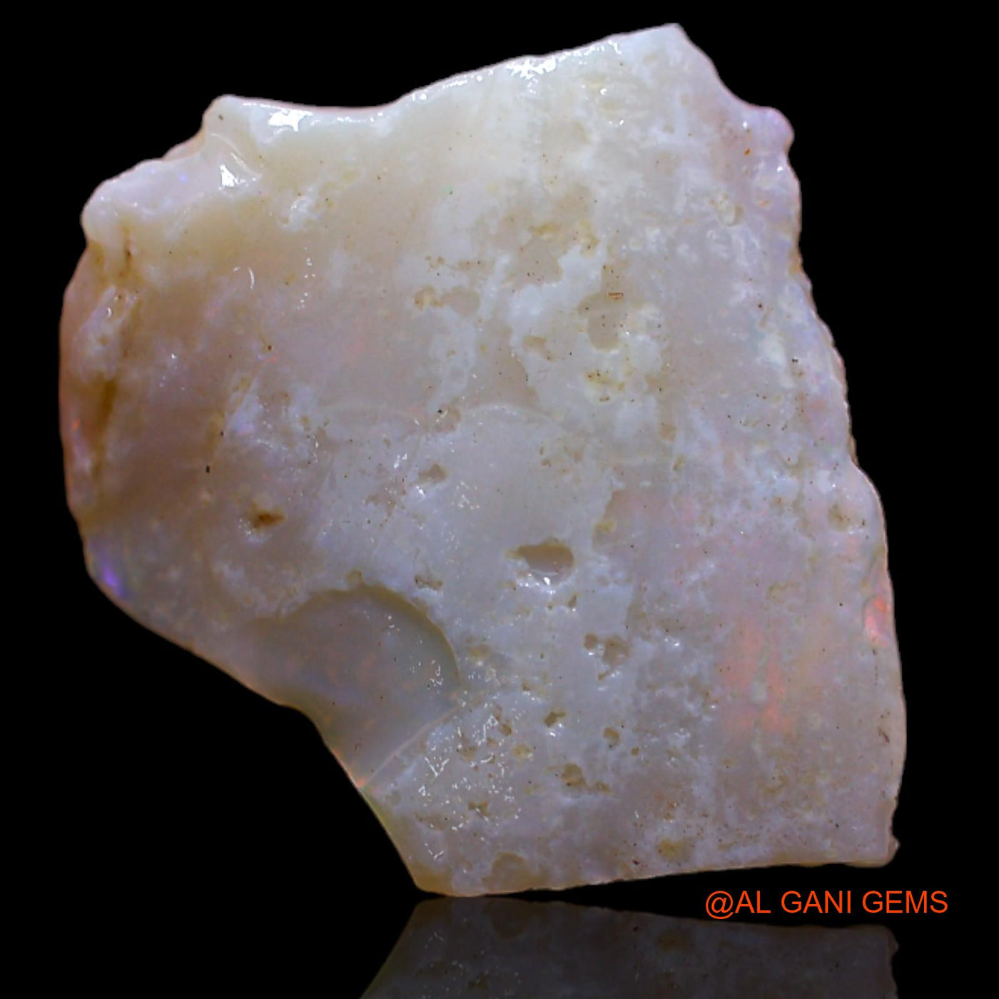 3.70 Cts Natural Australian Fire Opal Loose Gemstone Fancy Rough 17x16x2 mm RB-84