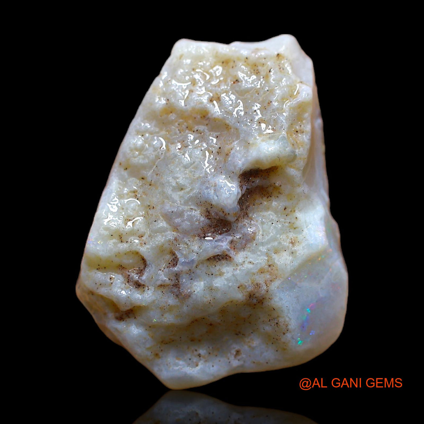 13.00 Cts Natural Australian Fire Opal Loose Gemstone Fancy Rough 22x16x9 mm RB-855