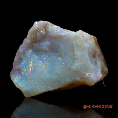 Natural Fire Opal Gemstone 8.00 Cts Loose Fancy Rough From Australia 19x15x5 mm RB-861