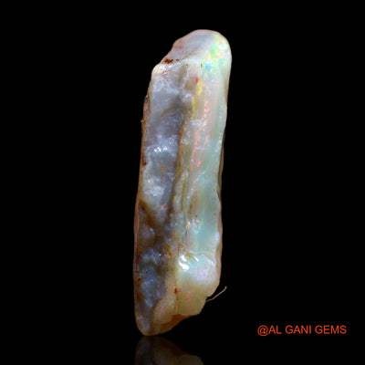 Natural Fire Opal Gemstone 8.00 Cts Loose Fancy Rough From Australia 19x15x5 mm RB-861