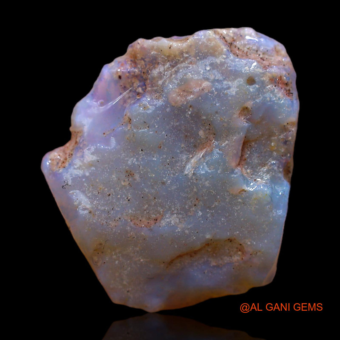 7.00 Cts Natural Australian Fire Opal Loose Gemstone Fancy Rough 19x16x5 mm RB-863