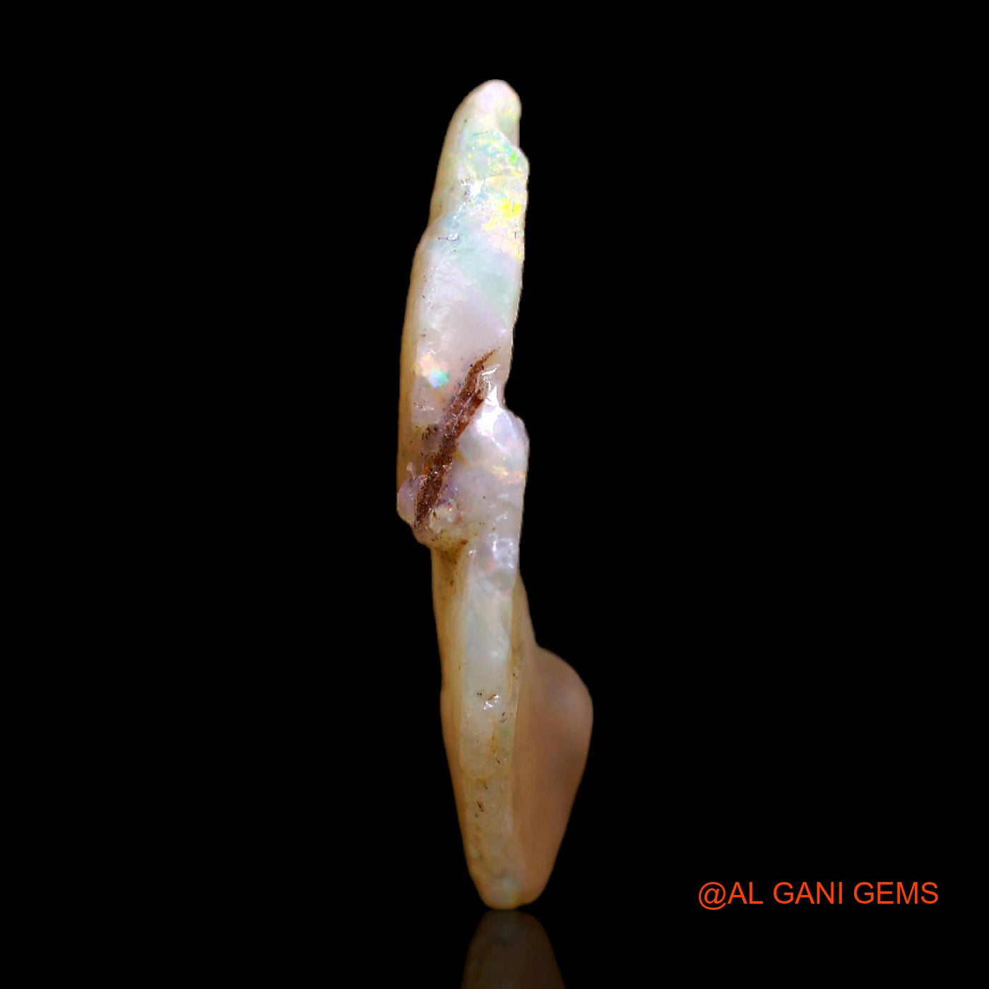 5.00 Cts Natural Australian Fire Opal Fancy Rough Loose Gemstone For Jewelry 22x15x3 mm RB-864
