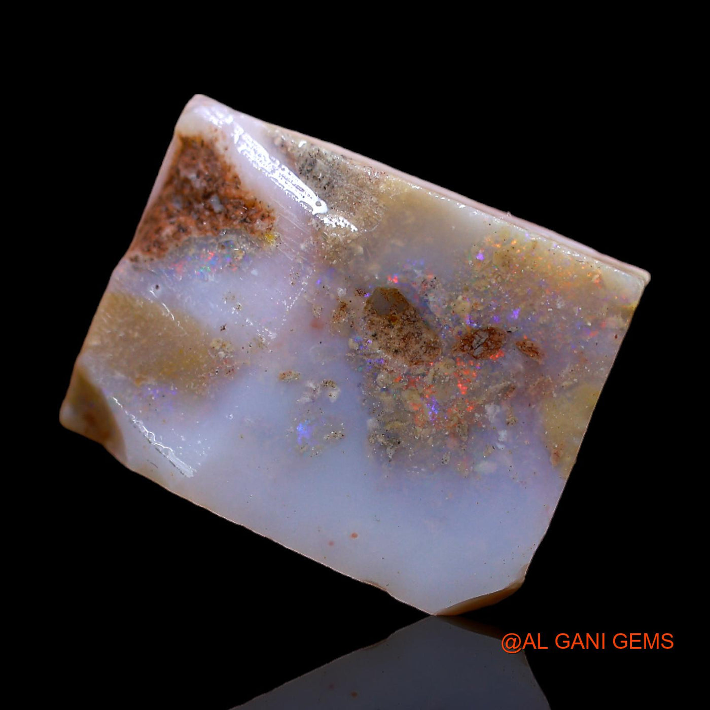 10.00 Cts Natural Australian Fire Opal Loose Gemstone Fancy Rough 17x13x5 mm RB-865