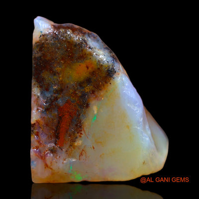 Natural Fire Opal Gemstone 12.00 Cts Loose Fancy Rough From Australia 15x13x11 mm RB-866