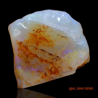 Natural Fire Opal Gemstone 12.00 Cts Loose Fancy Rough From Australia 15x13x11 mm RB-866
