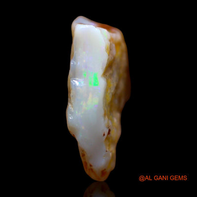 Natural Untreated Fire Opal Loose Gemstone Fancy Rough From Australia 8.00 Cts 17x16x5 mm RB-868