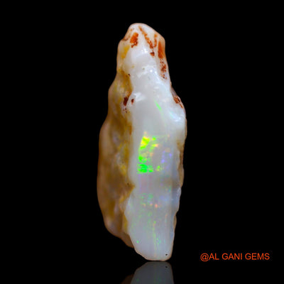 Natural Untreated Fire Opal Loose Gemstone Fancy Rough From Australia 8.00 Cts 17x16x5 mm RB-868