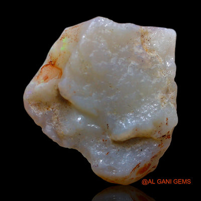 Natural Untreated Fire Opal Loose Gemstone Fancy Rough From Australia 8.00 Cts 17x16x5 mm RB-868