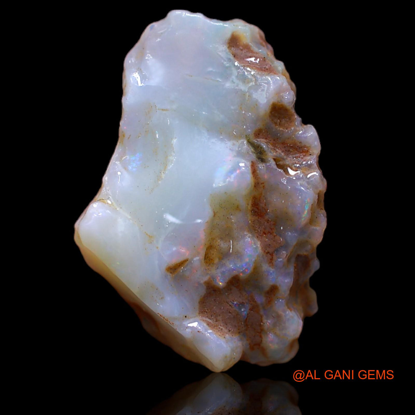 10.35 Cts Natural Australian Fire Opal Loose Gemstone Fancy Rough 20x14x9 mm RB-86