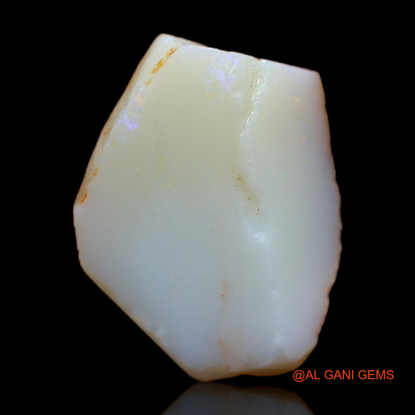 Natural Fire Opal Gemstone 8.00 Cts Loose Fancy Rough From Australia 17x14x6 mm RB-872