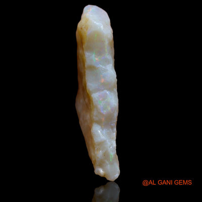 Natural Untreated Fire Opal Loose Gemstone Fancy Rough From Australia 6.35 Cts 25x11x4 mm RB-87