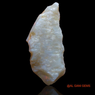 Natural Untreated Fire Opal Loose Gemstone Fancy Rough From Australia 6.35 Cts 25x11x4 mm RB-87