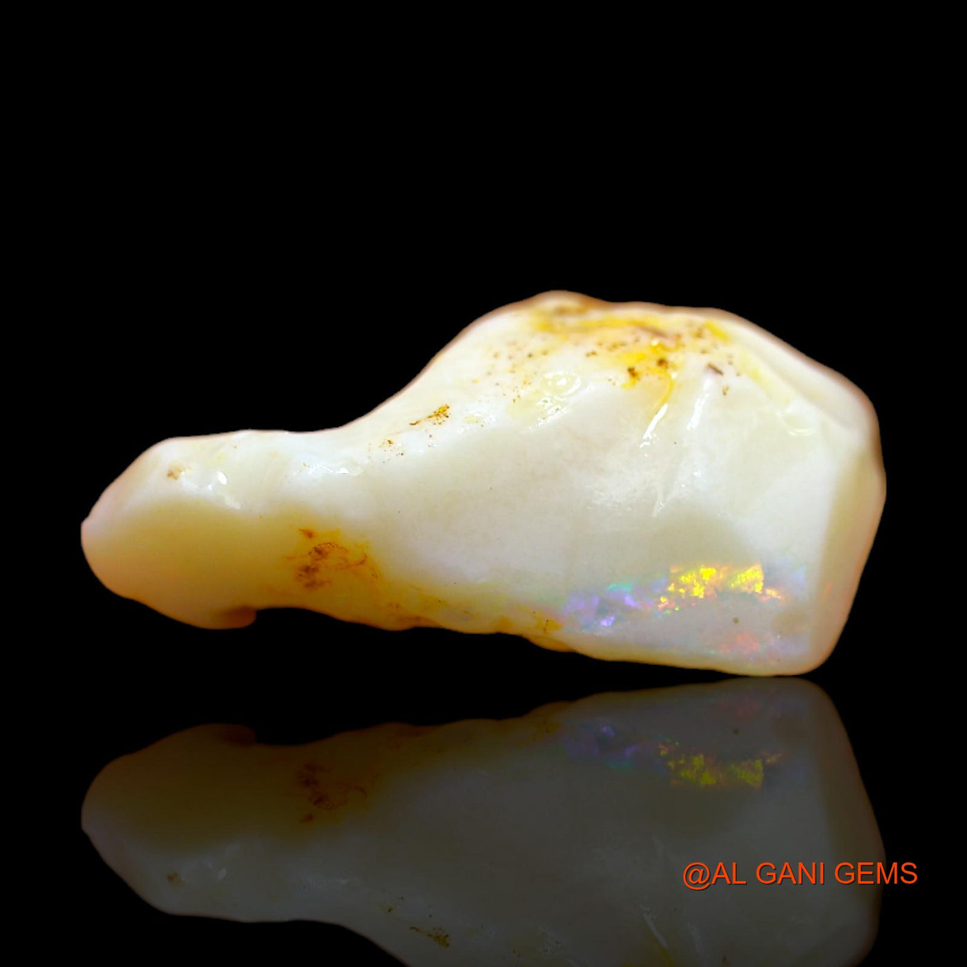 7.00 Cts Unheated Australian Fire Opal Loose Gemstone Fancy Rough Natural 20x11x8 mm RB-881