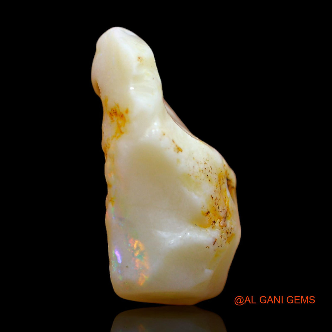 7.00 Cts Unheated Australian Fire Opal Loose Gemstone Fancy Rough Natural 20x11x8 mm RB-881