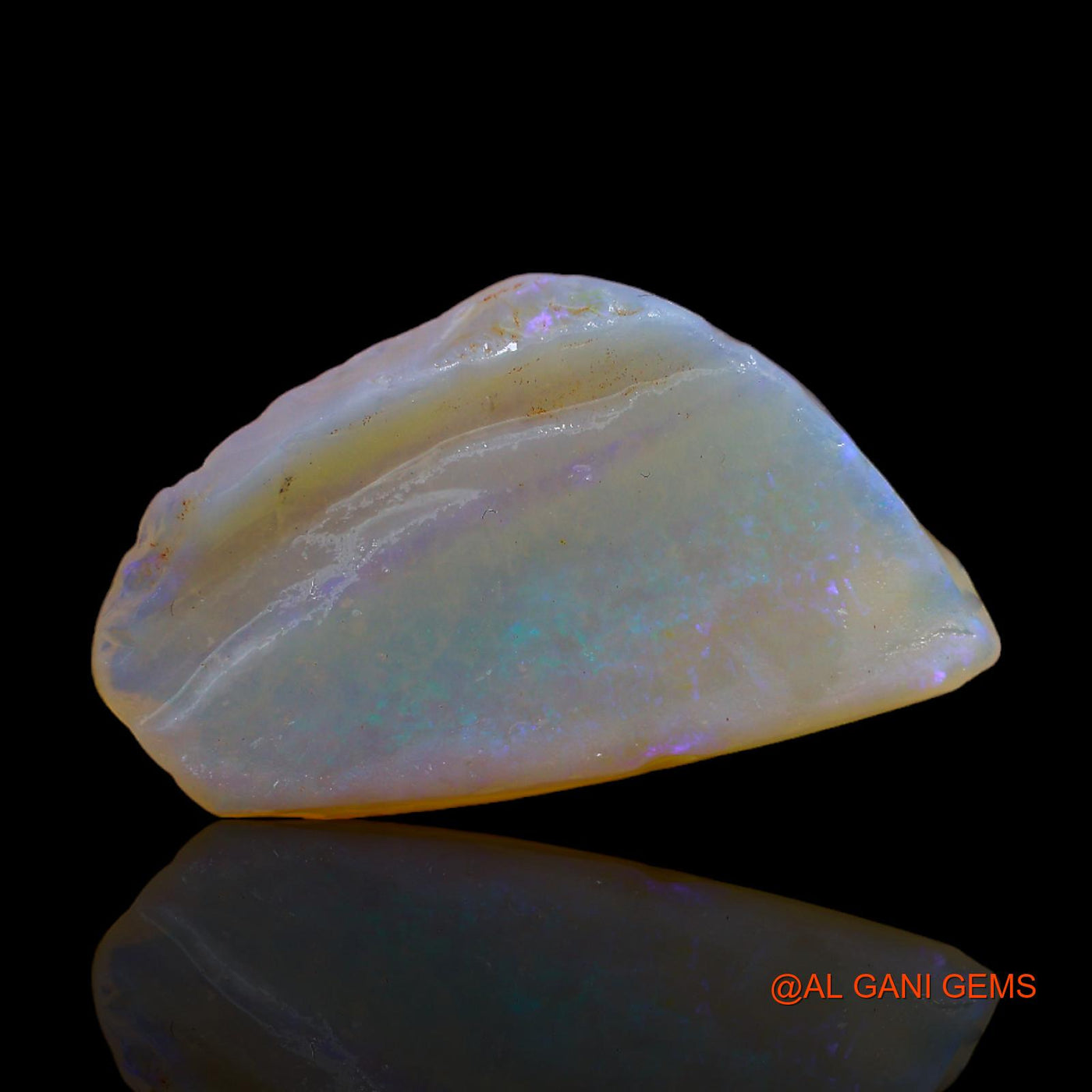 4.00 Cts Natural Australian Fire Opal Loose Gemstone Fancy Rough 18x11x3 mm RB-882