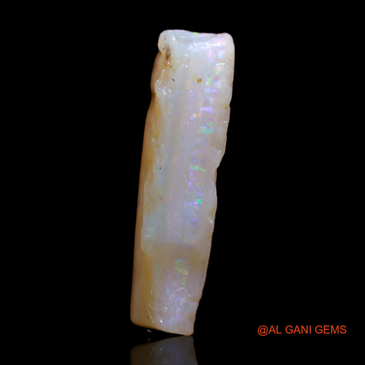 Natural Fire Opal Gemstone 6.00 Cts Loose Fancy Rough From Australia 18x10x4 mm RB-883