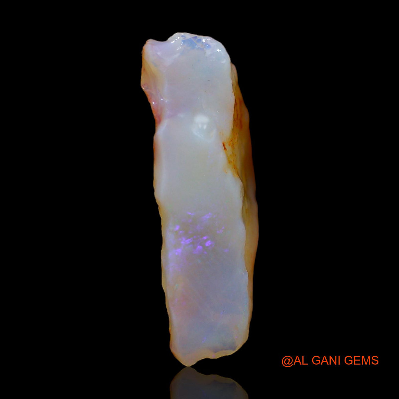 Natural Fire Opal Gemstone 5.00 Cts Loose Fancy Rough From Australia 21x10x7 mm RB-888