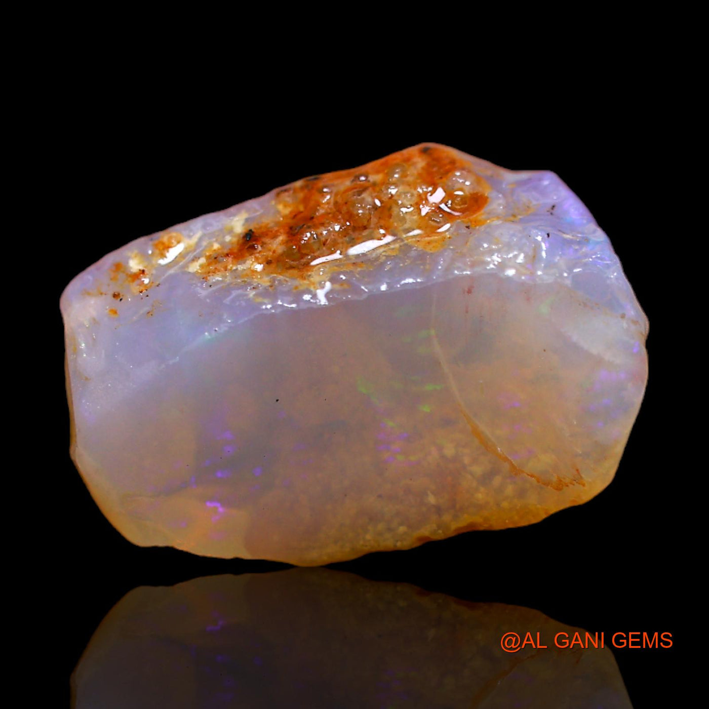 5.00 Cts Unheated Australian Fire Opal Loose Gemstone Fancy Rough Natural 17x11x5 mm RB-889