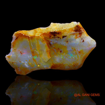 Natural Untreated Fire Opal Loose Gemstone Fancy Rough From Australia 4.60 Cts 22x12x3 mm RB-88
