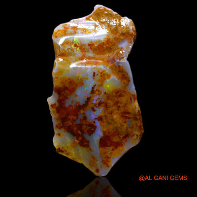 Natural Untreated Fire Opal Loose Gemstone Fancy Rough From Australia 4.60 Cts 22x12x3 mm RB-88