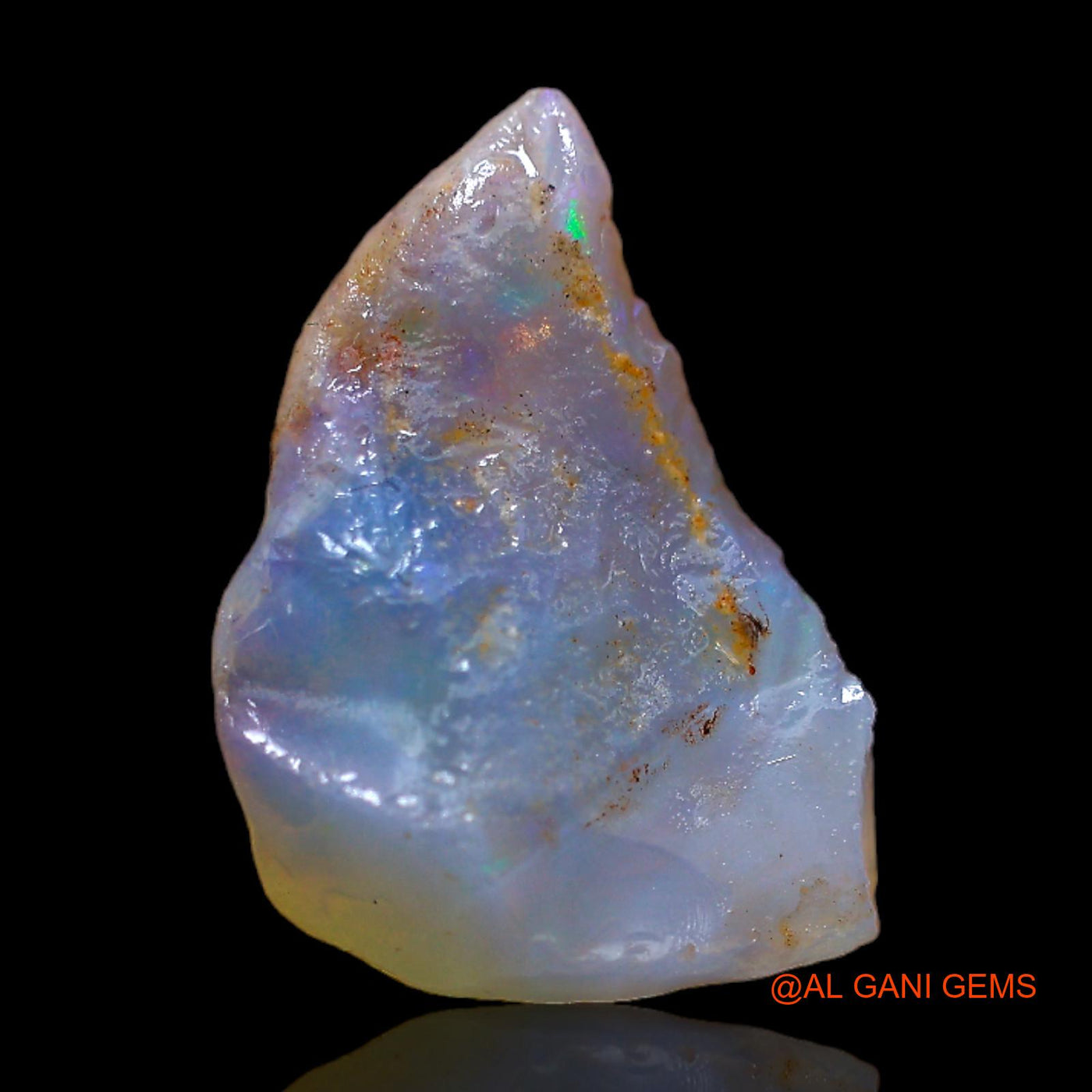 6.00 Cts Unheated Australian Fire Opal Loose Gemstone Fancy Rough Natural 15x10x9 mm RB-890