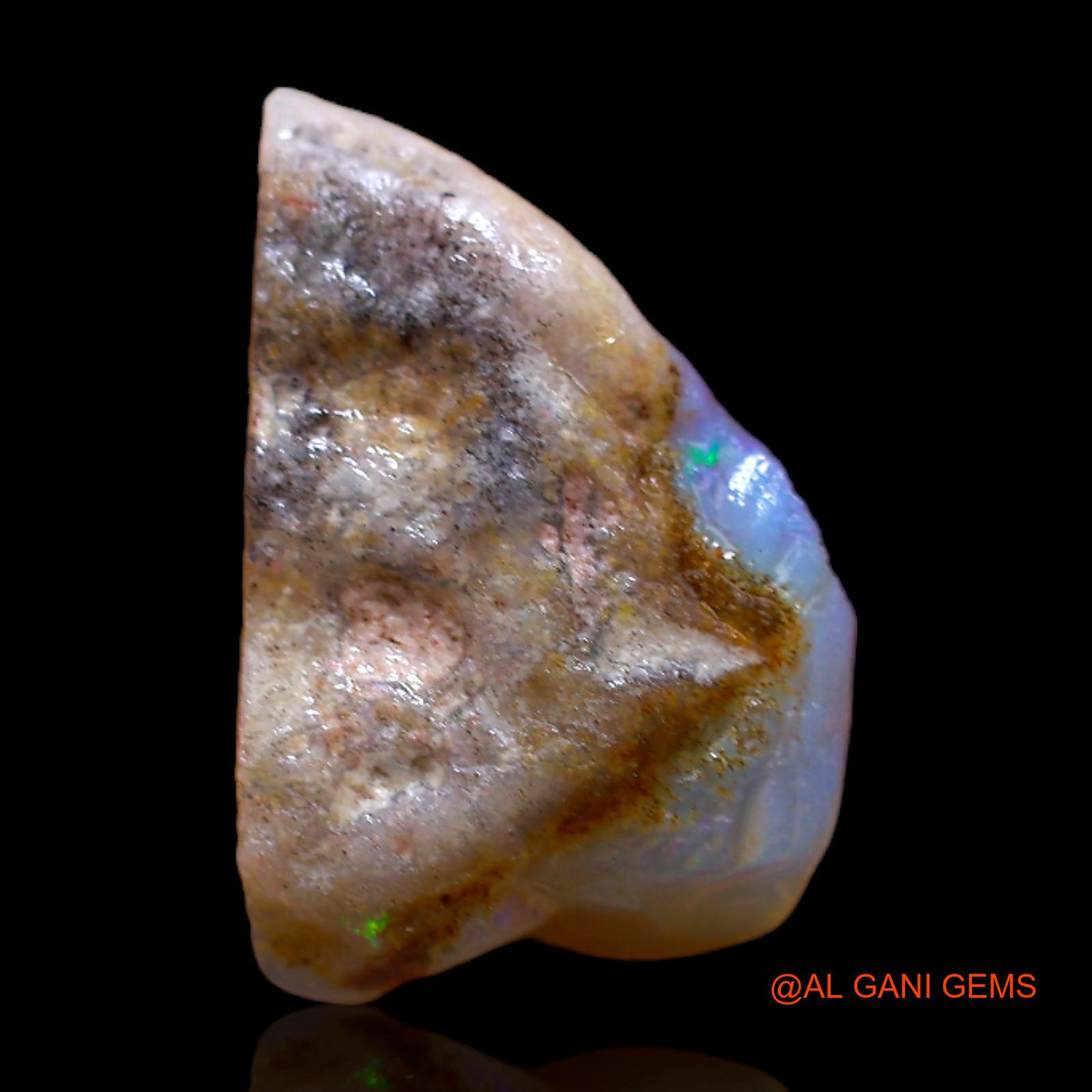 6.00 Cts Unheated Australian Fire Opal Loose Gemstone Fancy Rough Natural 15x10x9 mm RB-890