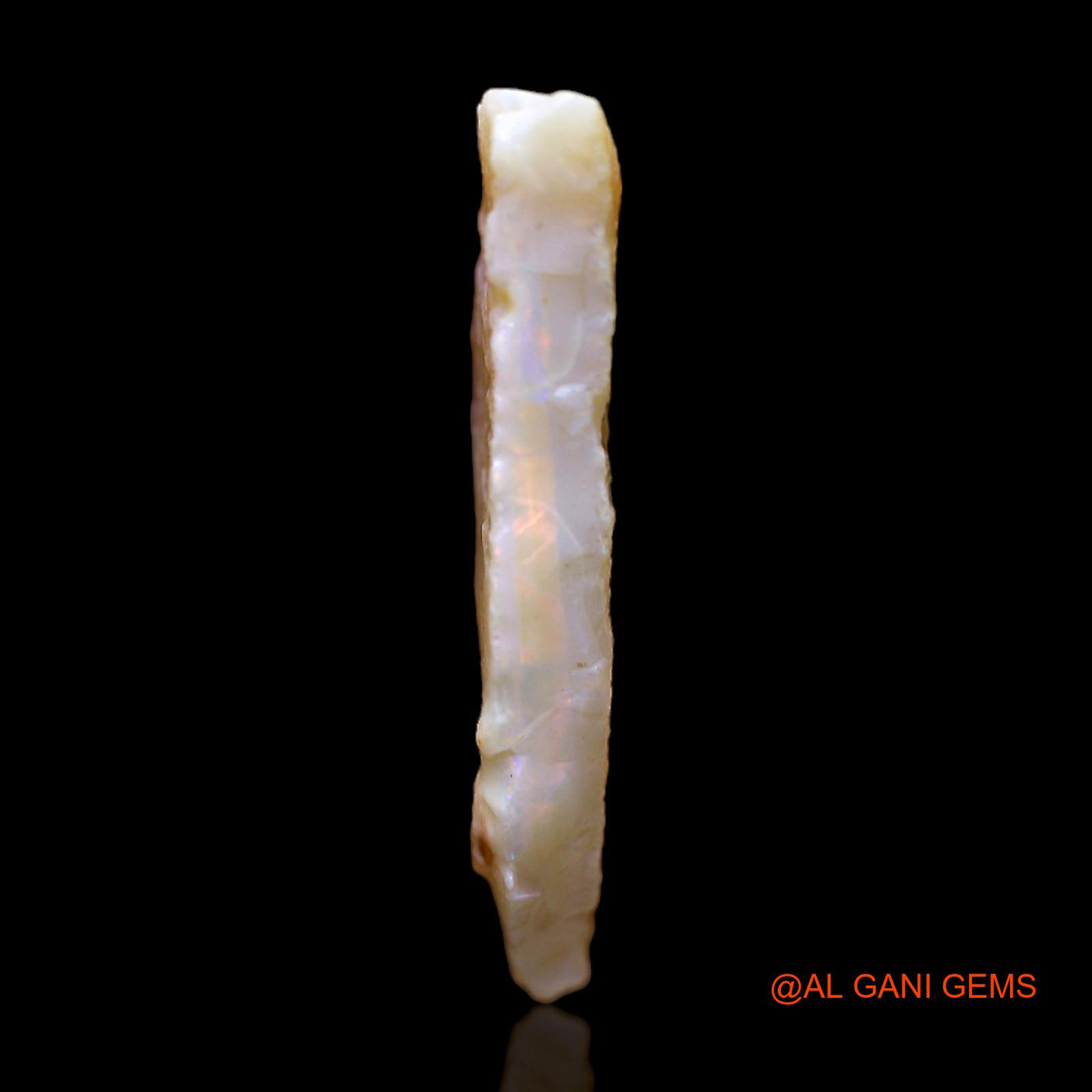 Natural Untreated Fire Opal Loose Gemstone Fancy Rough From Australia 5.00 Cts 22x12x3 mm RB-891