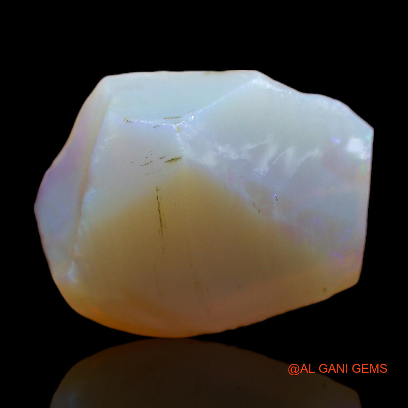 Natural Untreated Fire Opal Loose Gemstone Fancy Rough From Australia 8.00 Cts 16x12x6 mm RB-892