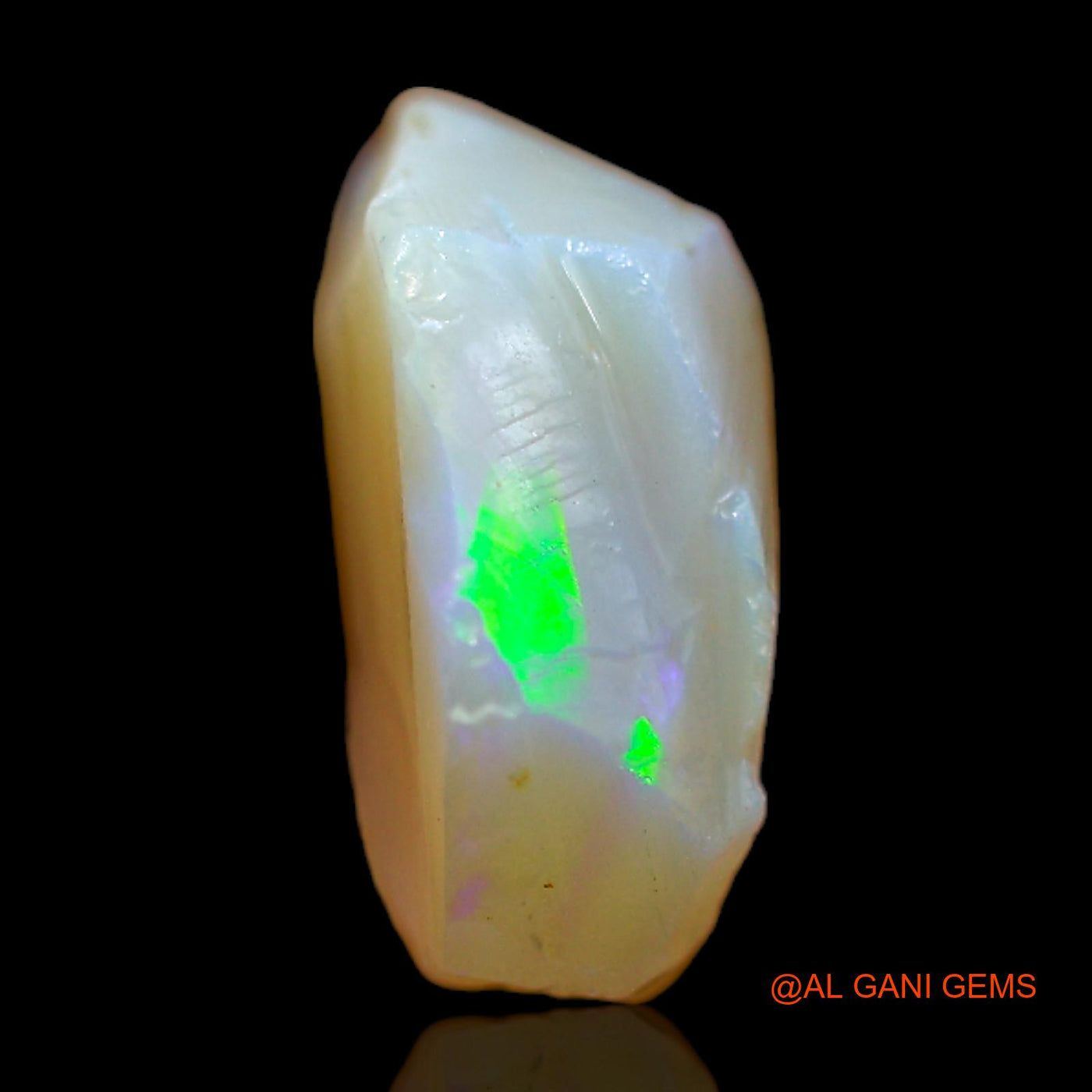 Natural Untreated Fire Opal Loose Gemstone Fancy Rough From Australia 8.00 Cts 16x12x6 mm RB-892