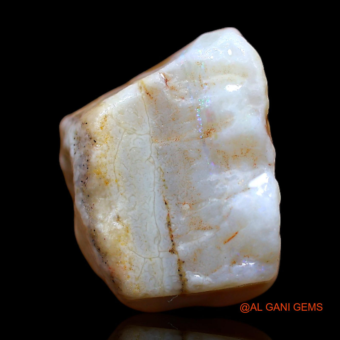 8.00 Cts Natural Australian Fire Opal Fancy Rough Loose Gemstone For Jewelry 15x11x9 mm RB-893