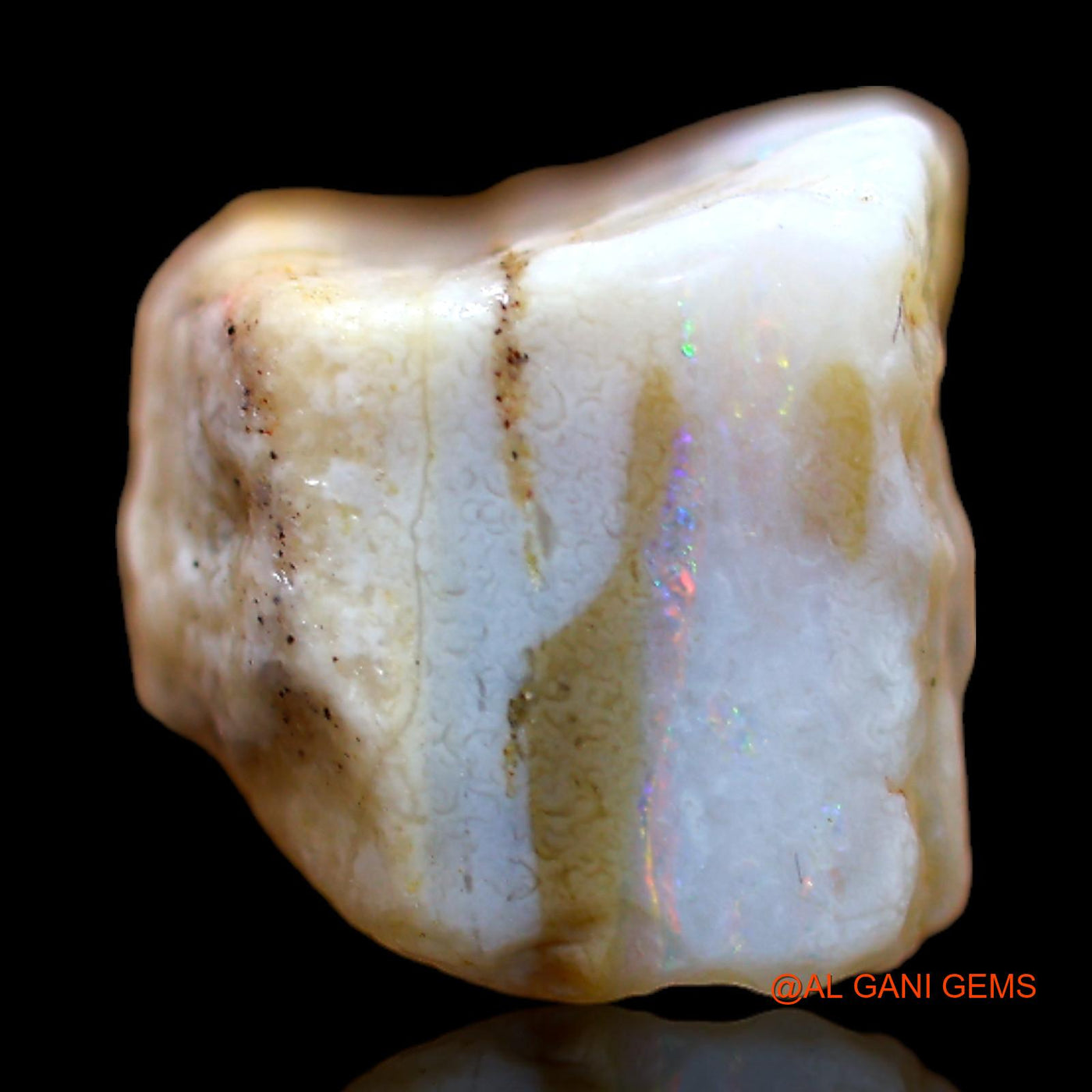 8.00 Cts Natural Australian Fire Opal Fancy Rough Loose Gemstone For Jewelry 15x11x9 mm RB-893