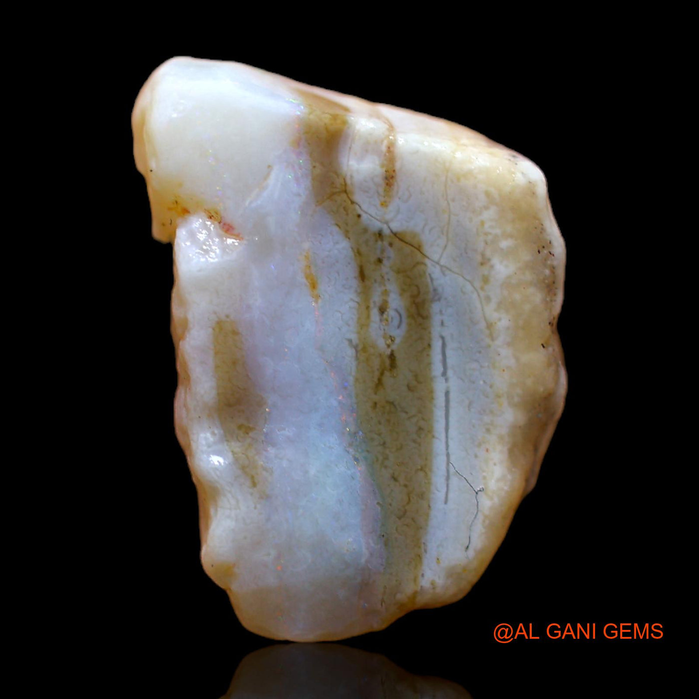 8.00 Cts Natural Australian Fire Opal Fancy Rough Loose Gemstone For Jewelry 15x11x9 mm RB-893