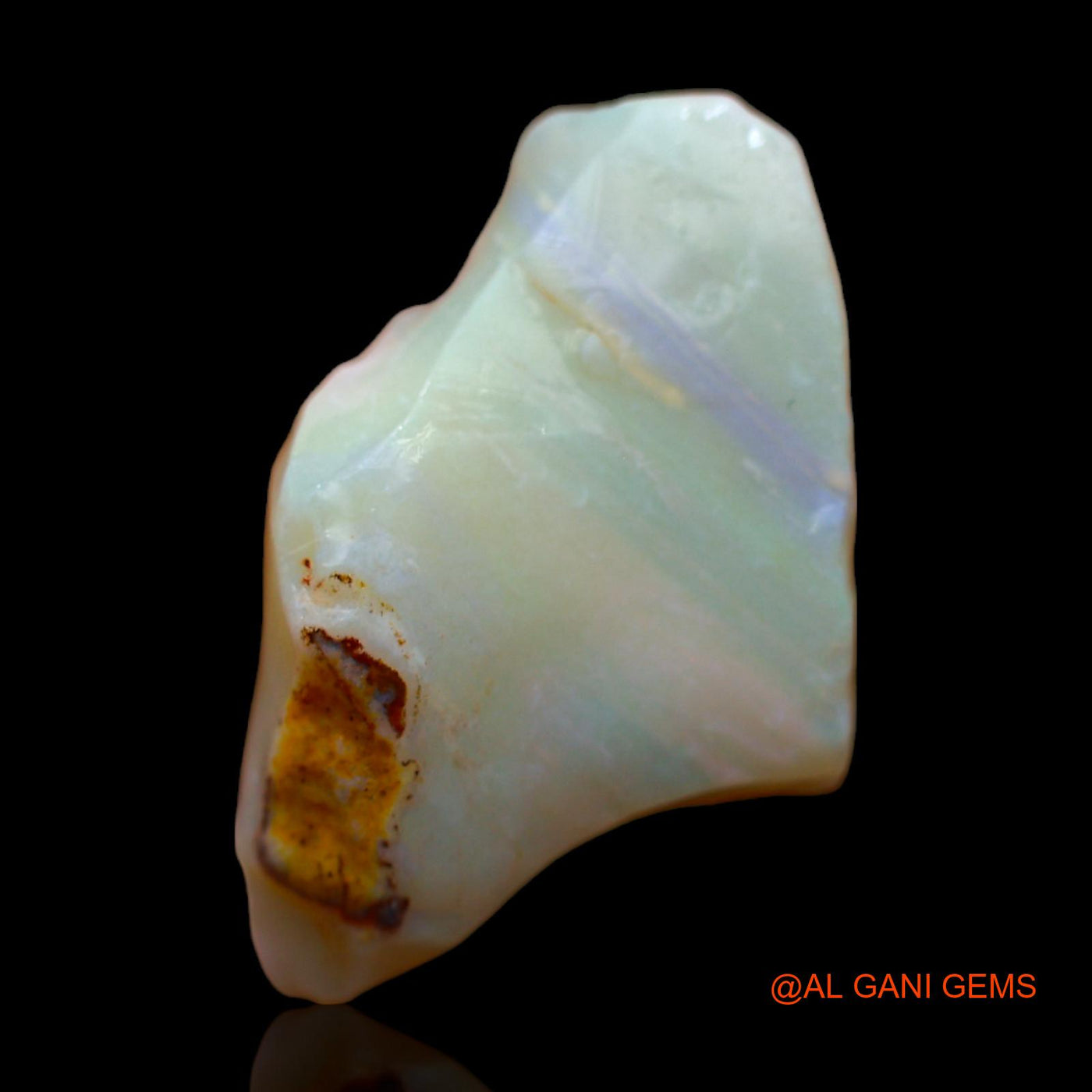 8.00 Cts Unheated Australian Fire Opal Loose Gemstone Fancy Rough Natural 17x14x5 mm RB-894