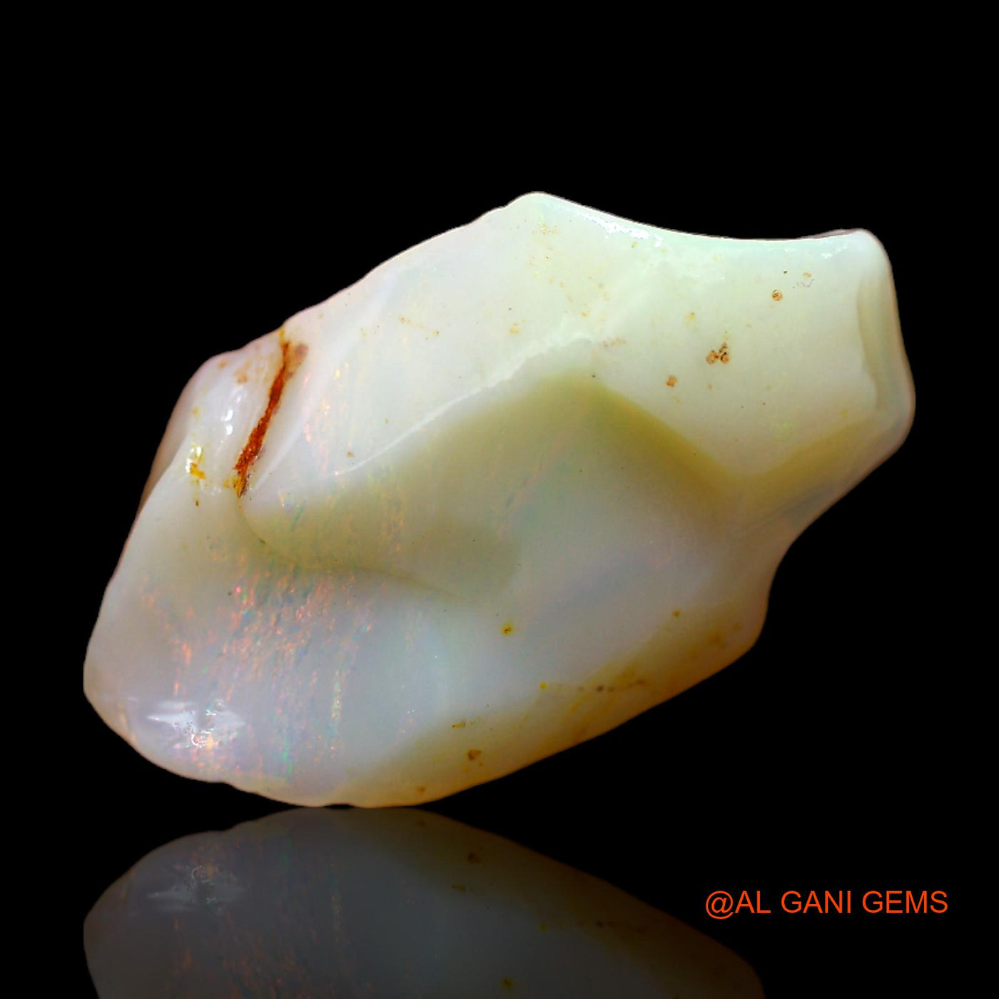 4.00 Cts Natural Australian Fire Opal Loose Gemstone Fancy Rough 20x12x4 mm RB-895