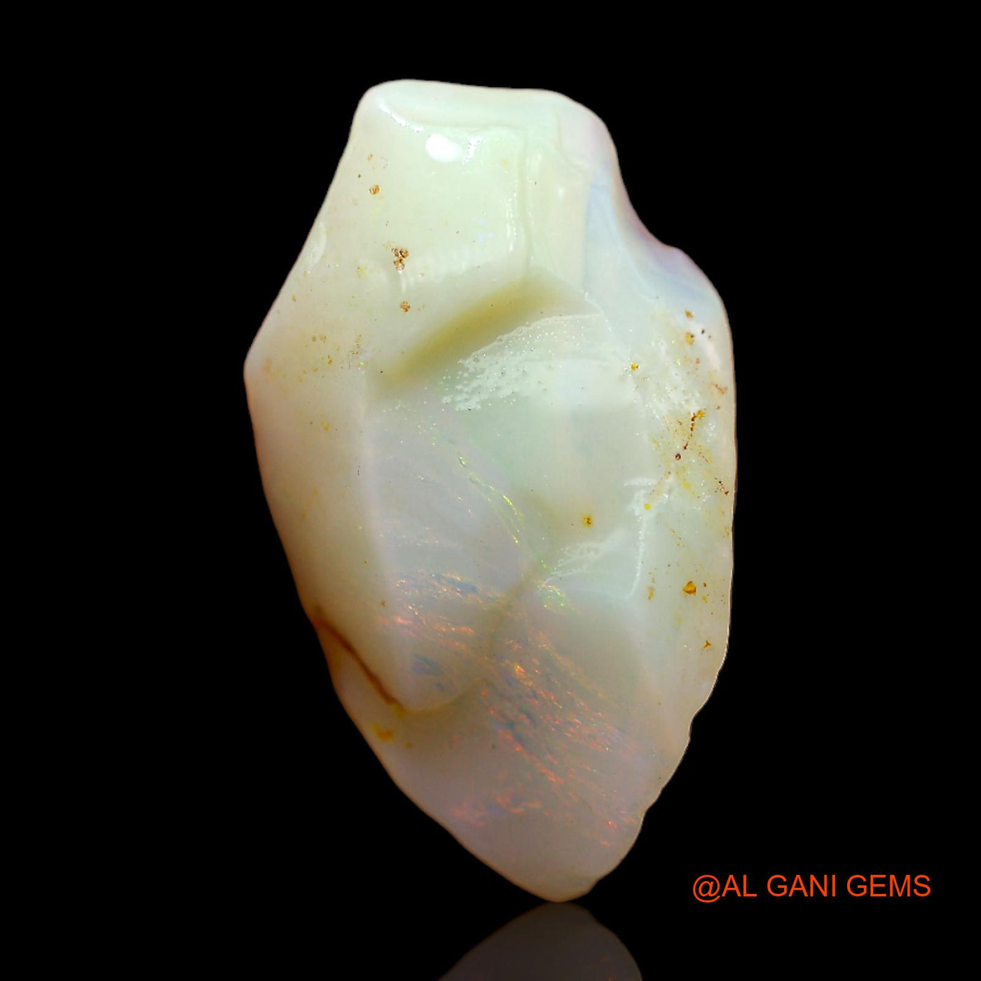 4.00 Cts Natural Australian Fire Opal Loose Gemstone Fancy Rough 20x12x4 mm RB-895