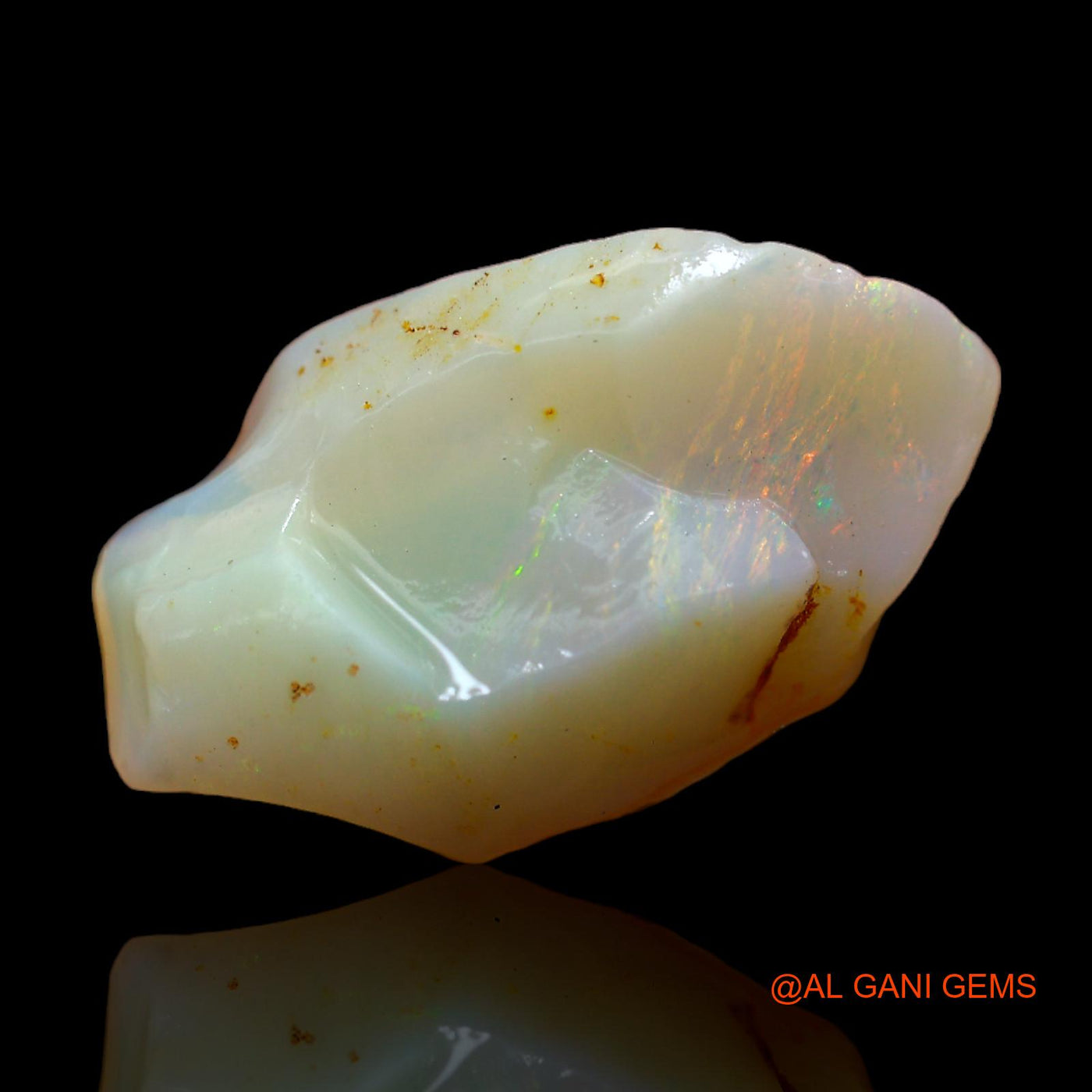 4.00 Cts Natural Australian Fire Opal Loose Gemstone Fancy Rough 20x12x4 mm RB-895