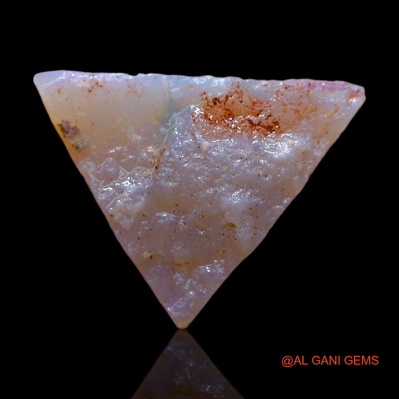 Natural Fire Opal Gemstone 6.00 Cts Loose Fancy Rough From Australia 17x17x4 mm RB-896