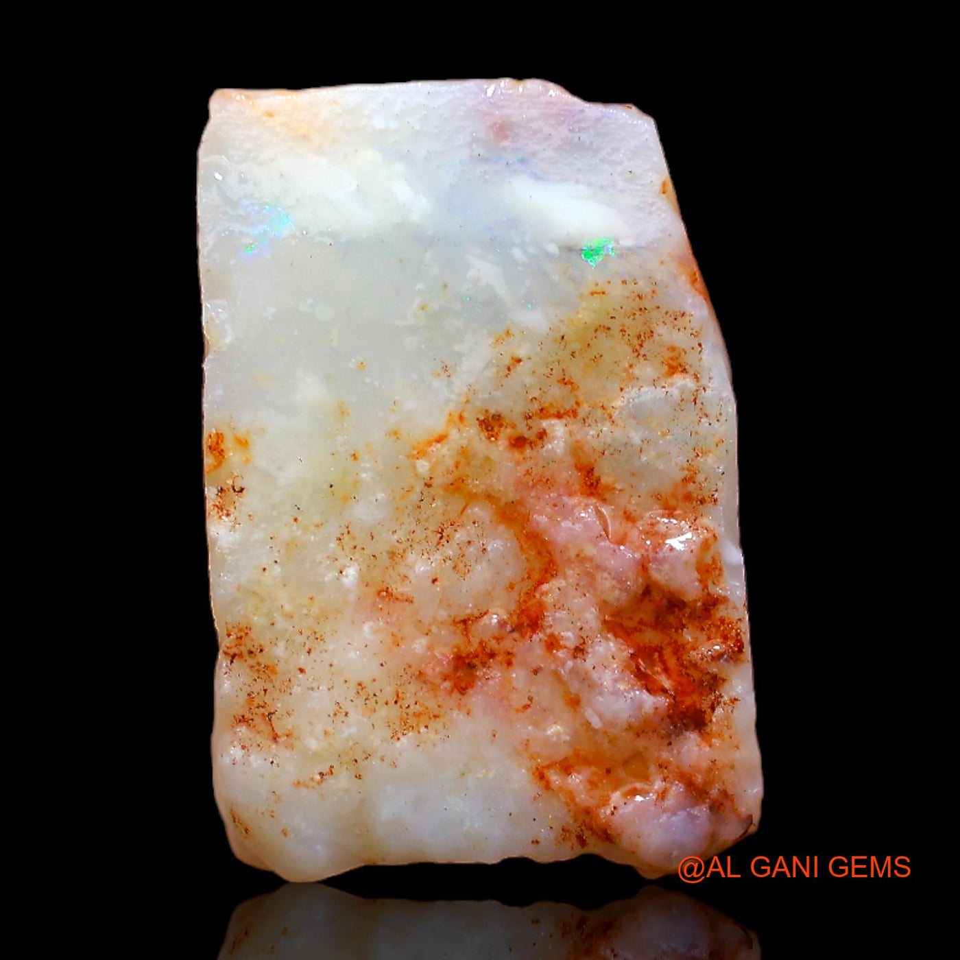 6.00 Cts Natural Australian Fire Opal Loose Gemstone Fancy Rough 17x11x4 mm RB-897