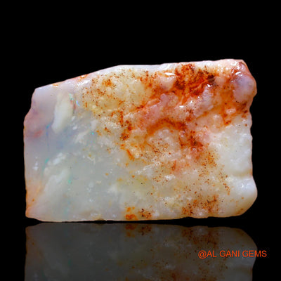 6.00 Cts Natural Australian Fire Opal Loose Gemstone Fancy Rough 17x11x4 mm RB-897