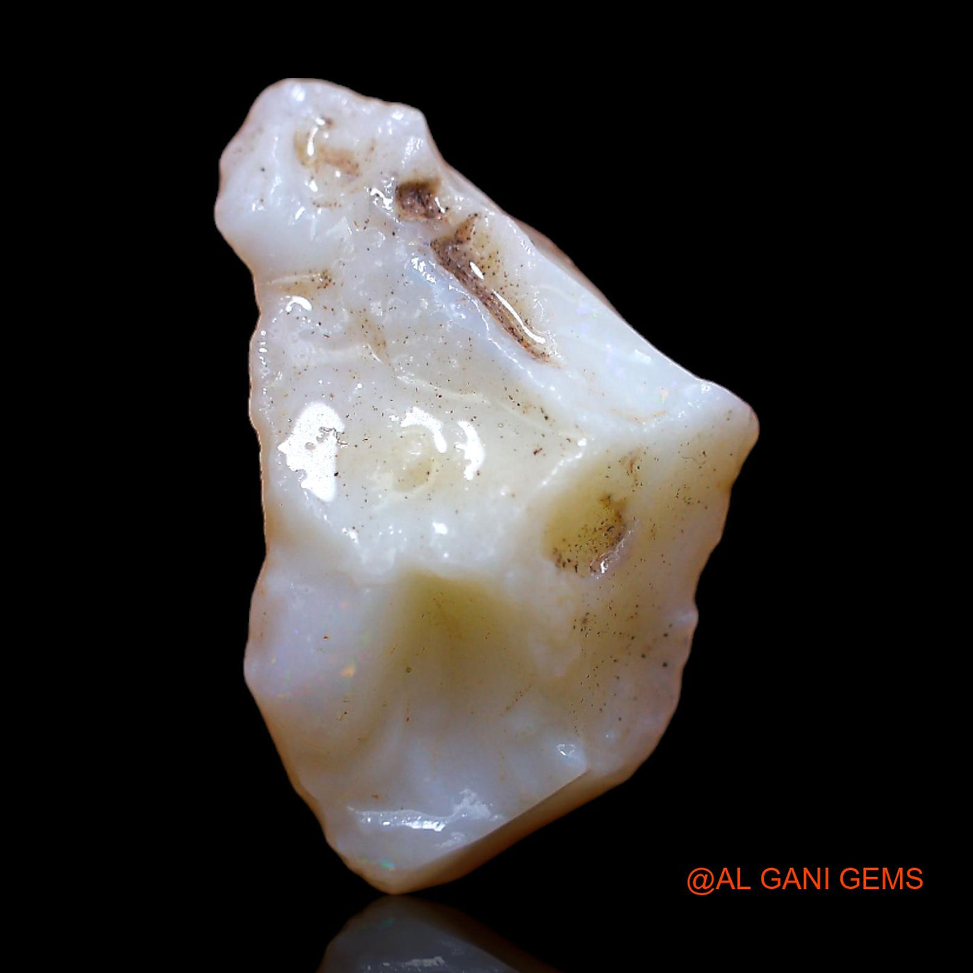 Natural Untreated Fire Opal Loose Gemstone Fancy Rough From Australia 6.00 Cts 19x10x8 mm RB-898