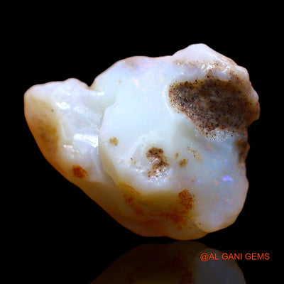 Natural Untreated Fire Opal Loose Gemstone Fancy Rough From Australia 6.00 Cts 16x13x7 mm RB-899