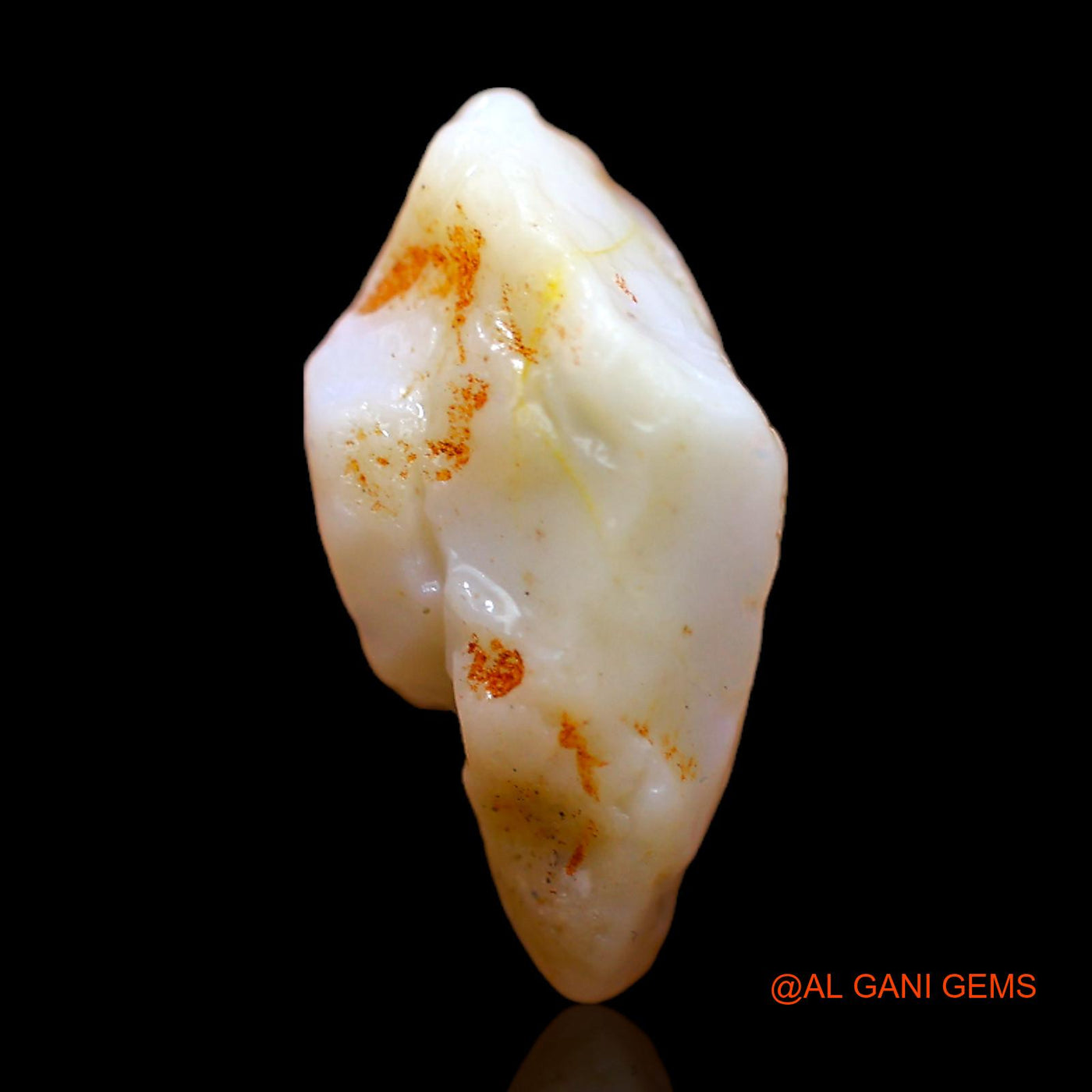 Natural Untreated Fire Opal Loose Gemstone Fancy Rough From Australia 6.00 Cts 16x13x7 mm RB-899