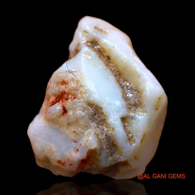 Natural Untreated Fire Opal Loose Gemstone Fancy Rough From Australia 6.00 Cts 16x13x7 mm RB-899