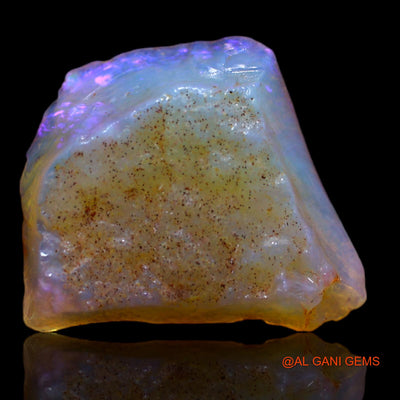 9.85 Cts Natural Australian Fire Opal Loose Gemstone Fancy Rough 17x13x8 mm RB-89