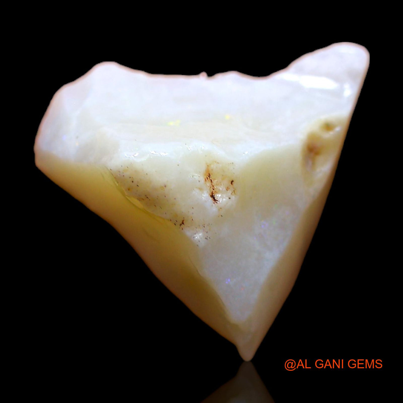 6.00 Cts Unheated Australian Fire Opal Loose Gemstone Fancy Rough Natural 15x15x7 mm RB-900