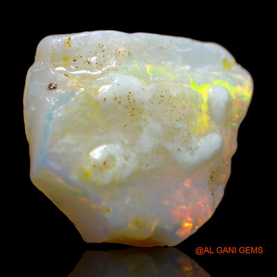 Natural Untreated Fire Opal Loose Gemstone Fancy Rough From Australia 5.00 Cts 16x14x3 mm RB-902