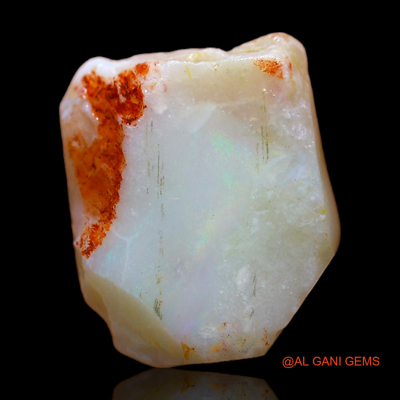 5.00 Cts Natural Australian Fire Opal Loose Gemstone Fancy Rough 14x12x4 mm RB-904