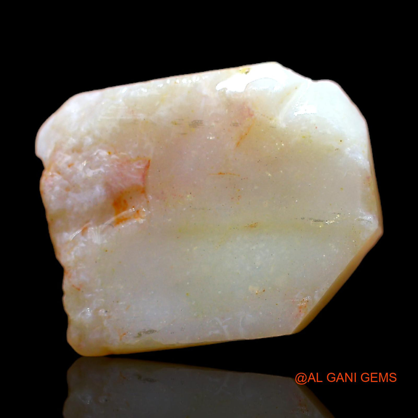 5.00 Cts Natural Australian Fire Opal Loose Gemstone Fancy Rough 14x12x4 mm RB-904
