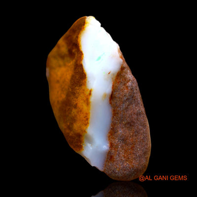 Natural Fire Opal Gemstone 6.00 Cts Loose Fancy Rough From Australia 19x12x7 mm RB-906